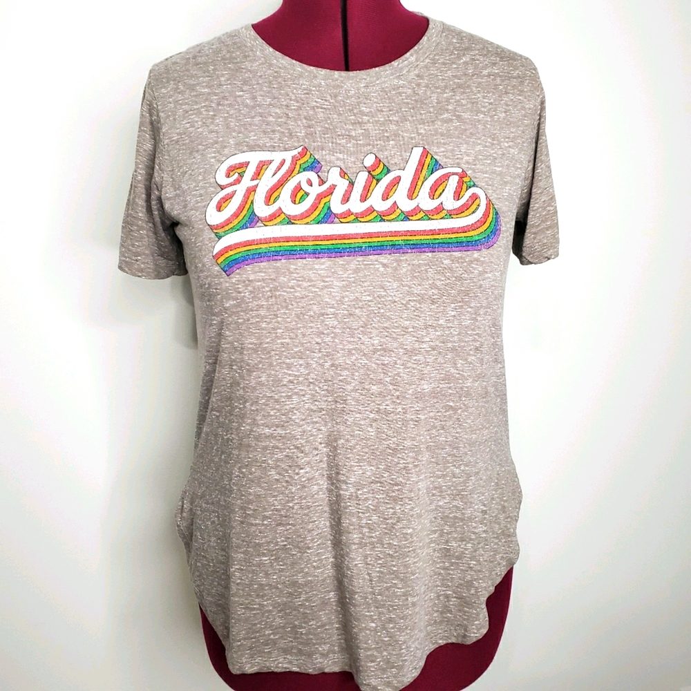 24) ROYCE BRAND "Florida" Rainbow 🌈 Drop Shadow Retro Sz.